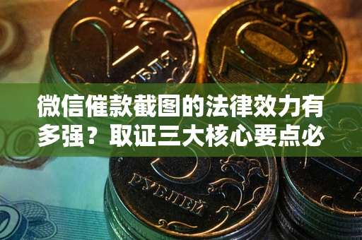 武汉微信催款截图的法律效力有多强？取证三大核心要点必须知道！