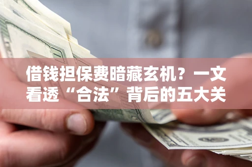 武汉借钱担保费暗藏玄机？一文看透“合法”背后的五大关键陷阱