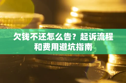 武汉欠钱不还怎么告?起诉流程和费用避坑指南 武汉欠钱不还怎么告?起诉流程和费用避坑指南