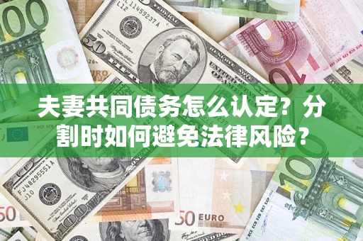 武汉夫妻共同债务怎么认定？分割时如何避免法律风险？