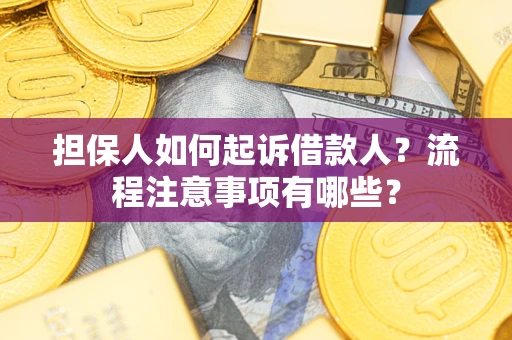 武汉担保人如何起诉借款人？流程注意事项有哪些？