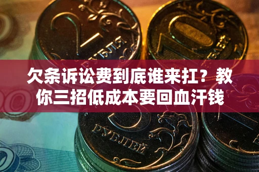 武汉欠条诉讼费到底谁来扛？教你三招低成本要回血汗钱